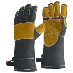 ถุงมือป้องกันเพื่อความปลอดภัยทำงานทำจากหนังแยกสำหรับการใช้งานกลางแจ้งและในอุตสาหกรรมประสิทธิภาพสูง - Product Image 1