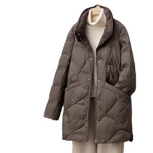 Nuevas chaquetas acolchadas cortas a la moda para mujer, abrigo cálido informal ultraligero, Parkas a prueba de viento para mujer - Product Image 4