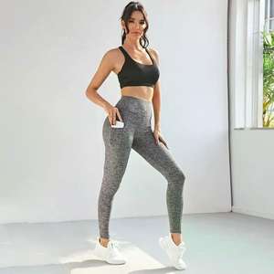 Best-seller Leggings pour femmes de qualité supérieure vêtements de sport Leggings sans couture pantalons de yoga et de course à pied leggings de gymnastique avec logo personnalisé - Product Image 3
