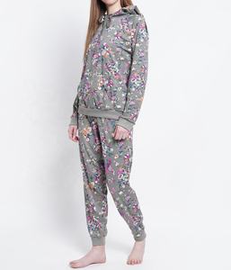Conjuntos de chándal para correr con estampado de sublimación completa de alta calidad para mujer, chándal de invierno informal con opciones de talla grande personalizadas - Product Image 3