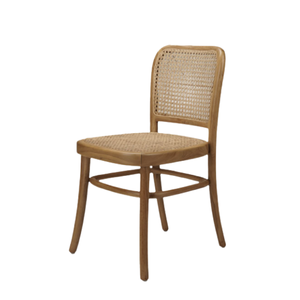 Chaises de jardin en rotin en bois massif naturel et écologique Chaises de salle à manger sans accoudoirs Meilleure qualité pour le mobilier extérieur et intérieur - Product Image 3