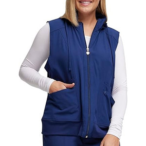 2026 Precio asequible Mujeres Break On In-Vested Love Solid Scrub Vest en estilo único - Product Image 1