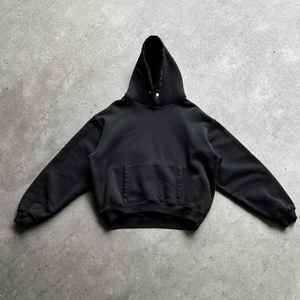 เสื้อมีฮู้ดผ้าฟลีซแบบสวมหัวสำหรับผู้ชายใส่ได้ทั้งชายและหญิงผ้าคอตตอน100% ทรงพอดีตัวปกติเป็นมิตรกับสิ่งแวดล้อมพิมพ์ลายดิจิตอล - Product Image 2