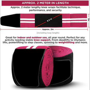 Genouillères de haute qualité pour l'entraînement en salle de sport, musculation, haltérophilie, protection des genoux, service OEM, genouillère - Product Image 3