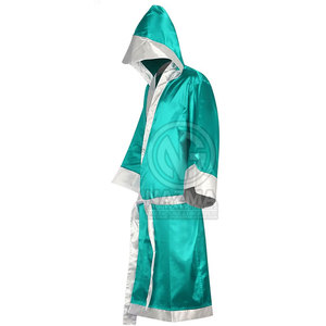 Bata de Boxeo para Hombre Hecha en Pakistán, Colores Personalizados, Ecológica, de Poliéster Transpirable, de Alta Calidad y Cómoda para Entrenamiento - Product Image 3