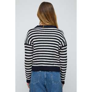 Striped <b>Knit</b> <b>Cardigan</b> - Product Image 5