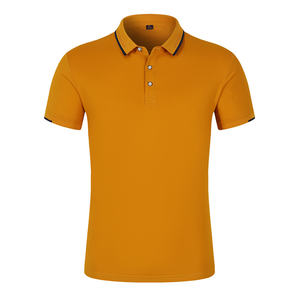 220gsm coton élasthanne de haute qualité logo OEM personnalisé séchage rapide respirant confortable hommes femmes unisexe T-shirt à col pour hommes - Product Image 4