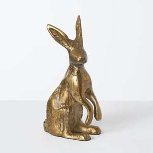 Estatuilla de conejito de tamaño real de pie, decoración de jardín para el hogar, escultura de conejo, precio al por mayor, conejo personalizado, pieza de exhibición para césped - Product Image 2