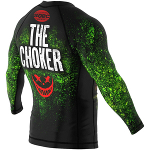 Compression Gym Chemises Surf À Manches Longues Logo Personnalisé UV BJJ Rashguard MMA Sublimé Hommes Rash Guard DHL Sublimation FEDEX OEM - Product Image 3