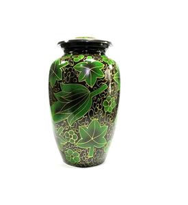 Urna de cremación de metal artística decorativa con detalles únicos que ofrece a las familias comodidad paz y recuerdos eternos - Product Image 1