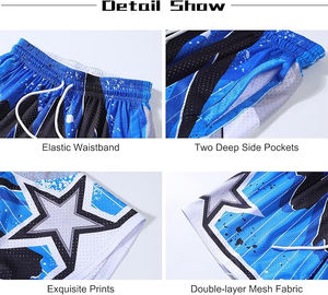 Nouveau Style Custom Made Men Sublimation Mesh Basketball Men Shorts à vendre Made in Pakistan Mesh Shorts - Product Image 6