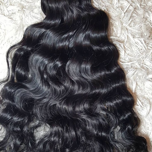 Natural Virgin Indian Remy Human <b>Hair</b> <b>Extensions</b>-<b>Kinky</b> Curly & Curly Styles Machine Double Weft Perm Allowed - Product Image 6