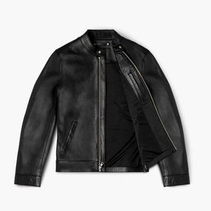 Meilleure vente personnalisée veste d'hiver mince pour hommes conception personnalisée haut en cuir avec des caractéristiques uniques veste - Product Image 2