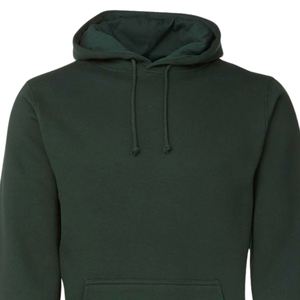 Sudadera con Capucha Verde Oscuro Unisex, Sudadera con Capucha Lisa de Felpa de Algodón Premium, Ropa de Calle Informal de Invierno, Corte Regular, Venta al por Mayor - Product Image 4