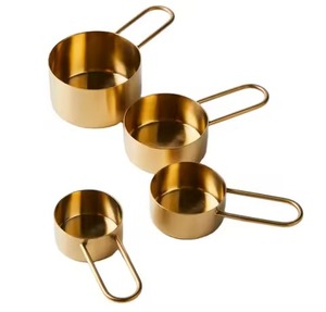 Tasse à mesurer/Tasses et cuillères à mesurer simples en laiton/Tasses à mesurer en cuivre et en laiton - Product Image 1