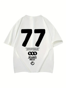 Fabricant direct 100% coton T-shirts pour hommes de qualité supérieure et durables pour une utilisation en extérieur Poids du tissu de 260 grammes - Product Image 6