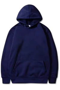 Pulls à capuche de couleur unie pour hommes Pull en laine chaud pour hommes Vêtements de rue à la mode Maillot respirant ample Marque à capuche - Product Image 4