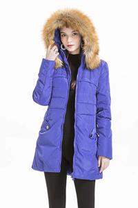 Veste en coton pour femmes manteau long personnalisé avec capuche chaude et imperméable accessoire de mode en gros - Product Image 6