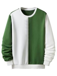 เสื้อสเวตเตอร์คอตตอนคอกลมสำหรับผู้ชายและ100% เสื้อคอกลมผ้าฟลีซธรรมดาสีพื้นใส่ได้ทั้งชายและหญิง - Product Image 5