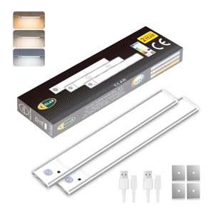 Lampes LED pour armoire de 30 cm, à activation par capteur, pour placard - Product Image 1
