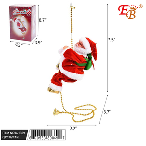 Père Noël 48/2/24pcs/CS Corde d'escalade électrique Décorations de Noël - Product Image 1