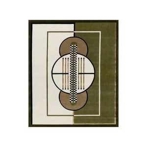 Tapis luxueux moderne brodé, grand format, noué à la main, 4 m de large, en fil de viscose, poils pelucheux, antidérapant, lavable, tailles personnalisables - Product Image 4