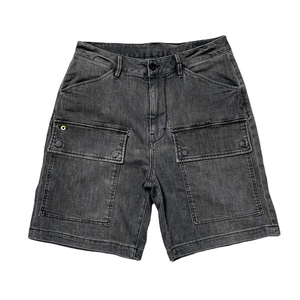 Oem Custom High Quality Summer Mid <b>Waist</b> Designer Washed <b>Jeans</b> Hip Hop Street Wear Vintage Shorts <b>Men</b> Denim Cargo <b>Men's</b> Shorts - Product Image 1