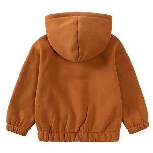Sudadera con capucha de lana de invierno para niños personalizada, conjunto de ropa de chándal para niños, chándal de algodón para niños - Product Image 3