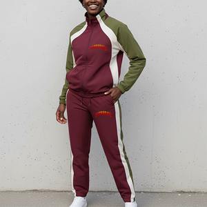 Velvet Winter Women's Hooded Breathable Two Piece Set Long Sleeve <b>Crop</b> Top <b>Leggings</b> Joggers Pants - Product Image 1