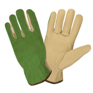 Guantes DE SEGURIDAD reflectantes de cuero Partido de grano de cabra y vaca para ropa de trabajo jardinería ropa de protección de manos conductor - Product Image 4