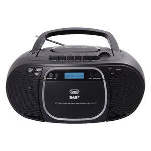 Trevi Portable Radio Cd Mp3 <b>Usb</b> Cassette <b>Player</b> Dab+ Fm With Handle And Display - Product Image 2