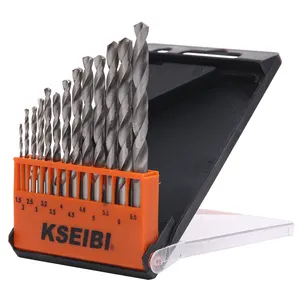KSEIBI Set di punte per trapano in metallo di alta qualità HSS-R #4241 13 pezzi