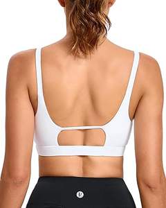 Sujetador Deportivo de Yoga para Mujer, Sin Tirantes, de Alta Calidad, Hecho a Medida, con Diseño Simple, Tejido Transpirable, Alto Soporte, Opción de Logotipo Frontal - Product Image 4