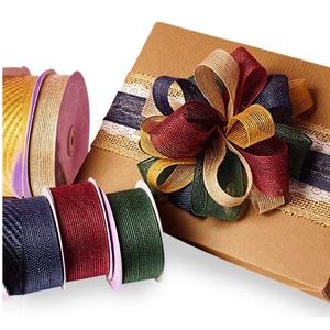 Ruban de maille de jute en lin de jute de 1/4 pouces de qualité supérieure pour guirlande de Noël et décorations de vacances - Product Image 6