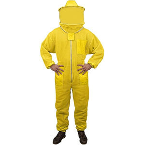 Unisex Beekeeping Apparel Durable Cotton <b>Suit</b> <b>Full</b> <b>Body</b> Protection Comfortable Coverall For Bee Keepers Premium Beekeeping <b>Suit</b> - Product Image 2