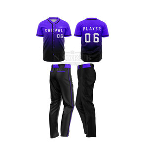 Equipo juvenil desgaste precio barato uniforme de béisbol superventas OEM servicio diseño uniforme de béisbol - Product Image 1