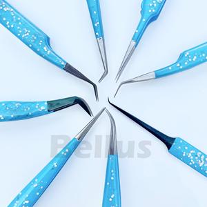 Pince à cils à pointe en fibre de marque privée 45 75 degrés - Product Image 6