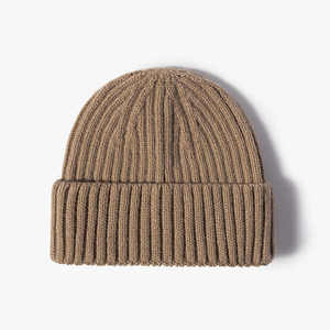 Gorros Gorras Formal Moda Novedad Festivo Hombres Mujeres Jóvenes Niños Niñas Invierno Cálido Puffed Plain Skull Knit Hat Cap - Product Image 6