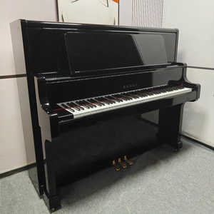 เปียโนอะคูสติกตั้งพื้น KAWAI US55LE ระบบเงียบ สีดำ มือสองจากญี่ปุ่น เสียงคุณภาพพรีเมียม - Product Image 1