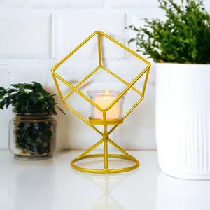 Premium Export Quality Decorative Gold Finished Iron <b>Candle</b> Stand Global Wholesale Buyers Events Hotels Personal Use Christmas - Product Image 1