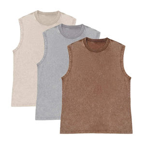 เสื้อกล้ามออกกำลังกายผู้ชายสำหรับเล่นกีฬาเสื้อกล้ามไร้แขนเสื้อกล้ามสำหรับใส่ออกกำลังกายเล่นฟิตเนสไซส์ - Product Image 1