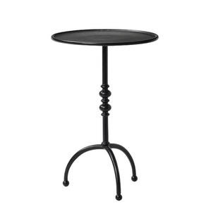 Mesa Auxiliar Multifuncional Vintage de Hierro con Recubrimiento de Polvo Negro Hecha a Mano, Ecológica, para Decoración de Sala de Estar y Almacenamiento de Herramientas - Product Image 5