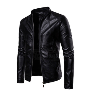 Chaqueta de cuero superventas chaqueta de cuero para hombre precio al por mayor chaqueta de cuero Pu para hombre moda último estilo 2025 - Product Image 2