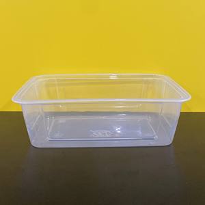 Competitive Price Factory Best Quality Rectangle Disposable Plastic 550 650 750 1000ml <b>Take</b> <b>Away</b> Food <b>Containers</b> With Lids - Product Image 5