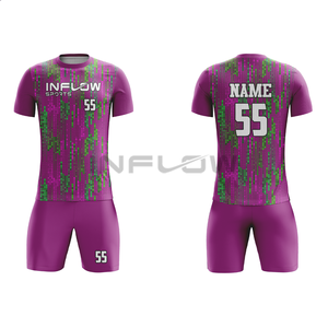 Maillot de football personnalisé pas cher, dernières conceptions de maillots de football, nouveau modèle, approvisionnement OEM, uniforme de football - Product Image 2