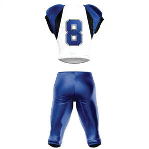 Meilleur uniforme de football américain professionnel 100% polyester respirant à manches courtes personnalisable de haute qualité doux à bas prix - Product Image 3