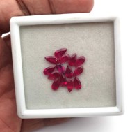 Rubis rouge naturel taille poire, tailles mixtes de 4x6 à 7x10 mm, pierres précieuses en vrac de haute qualité pour la fabrication de bijoux fins