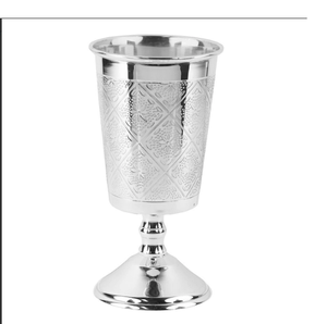 Fine Buy Silver Religious Blessing wine cup Shabbat Holidays kiddush cup Shabbat Jewish en acier inoxydable - Product Image 4