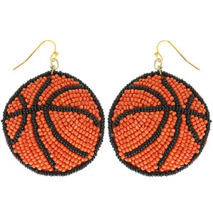 Hermosos pendientes de diseñador para mujeres y niñas con 100% cuentas de vidrio y patrones bordados a mano en multicolor vibrante - Product Image 5