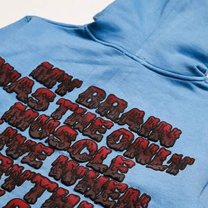 Personnalisé Votre Propre Conception Puff Impression Hoodies Légers De Base Meilleure Vente Puff Impression Hoodies - Product Image 4